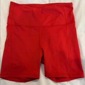 Vici Women's Red Biker Shorts